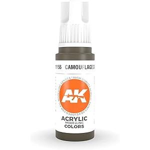AKインタラクティブ アクリル3G AK11156 カモフラージュグリーン 水性塗料
