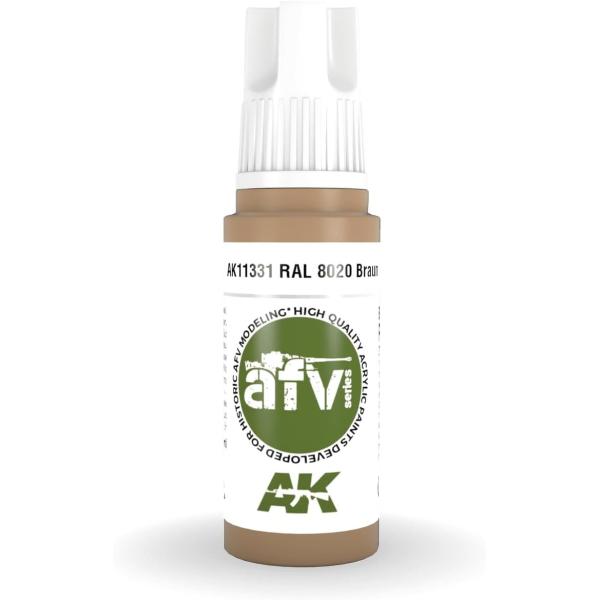 AKインタラクティブ アクリル3G AK11331  RAL8020 ブラウン 水性塗料