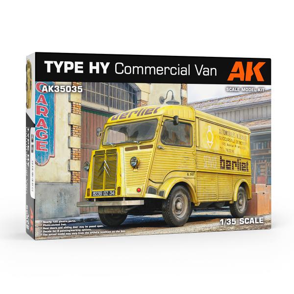 AKインタラクティブ 1/35 タイプ HY 商用バン プラモデル AK35035