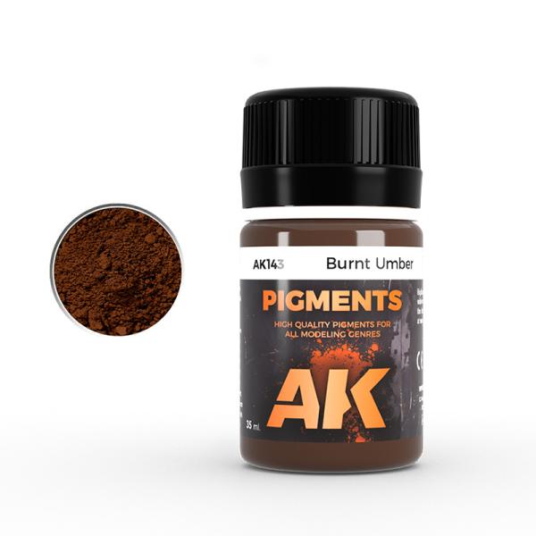 AKインタラクティブ AK143 バーントアンバー こげ茶色ピグメント