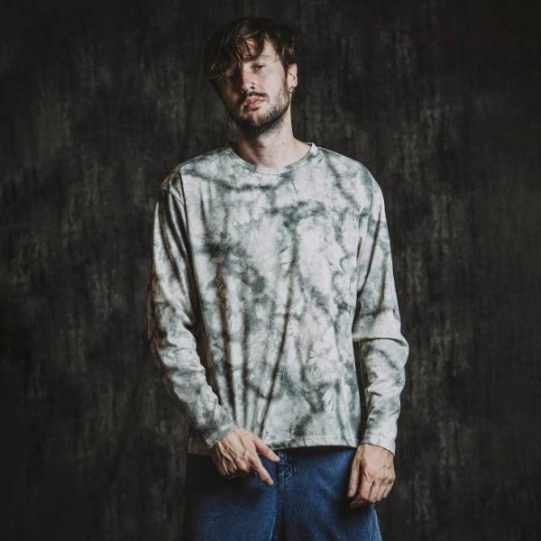 ノーアイディー noid NOID. 長袖カットソー メンズ UnevenプリントサーマルPO アイ...