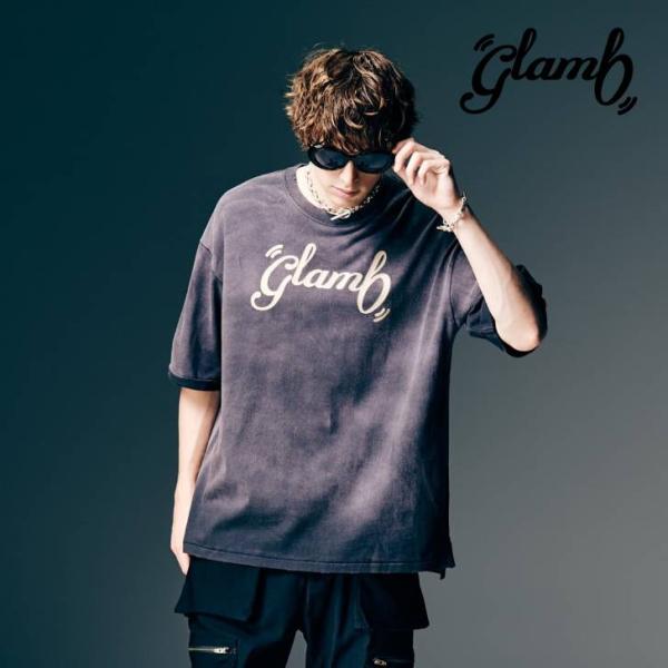 お取り寄せ商品 glamb グラム 半袖Tシャツ メンズ Spin Logo Fade T-Shir...