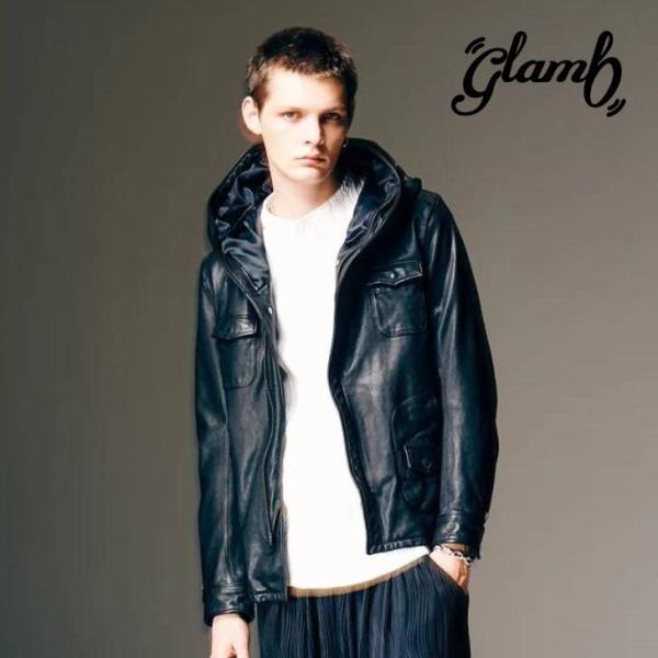 お取り寄せ商品 glamb グラム レザージャケット メンズ Carol Rosso Riders ...