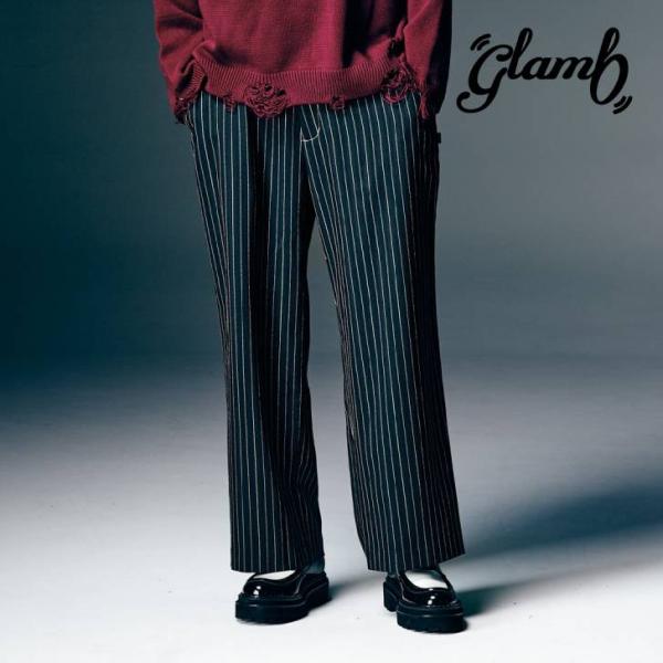 お取り寄せ商品 glamb グラム パンツ メンズ Denim Combination Slacks...