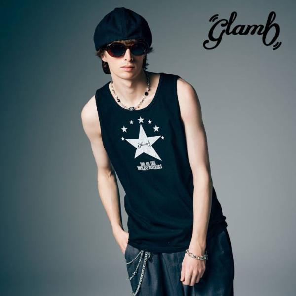 お取り寄せ商品 glamb グラム タンクトップ メンズ Star Tank Top スタータンクト...