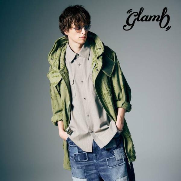 お取り寄せ商品 glamb グラム モッズコート メンズ High Neck Shirt Mods ...