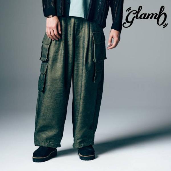 お取り寄せ商品 glamb グラム カーゴパンツ メンズ Paisley Cargo Pants ペ...