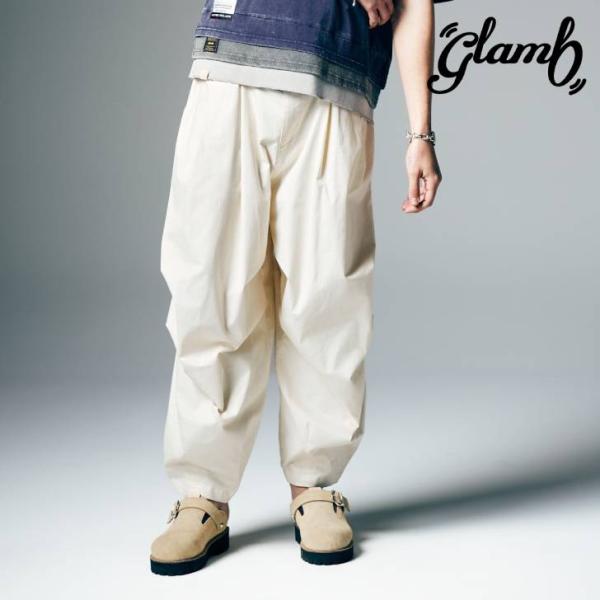 お取り寄せ商品 glamb グラム パンツ メンズ Knee Tuck Color Pants ニー...
