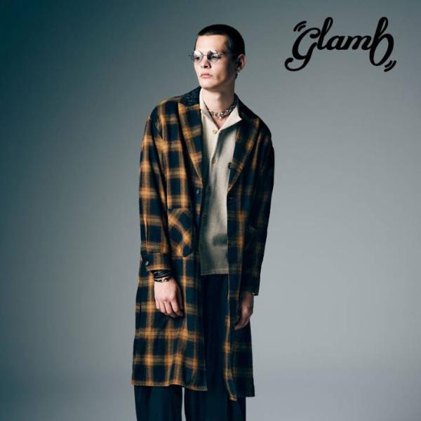 予約商品 glamb グラム 長袖シャツ メンズ Extra Long Gown Shirt エクス...