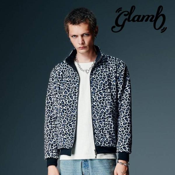 予約商品 glamb グラム ジャージブルゾン メンズ Signature Leopard Jers...