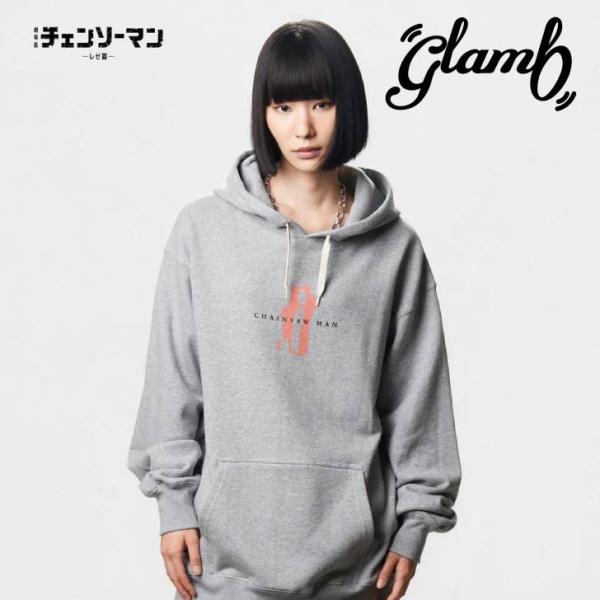 予約商品 glamb グラム 長袖パーカー ユニセックス Denji ＆ Makima Hoodie...