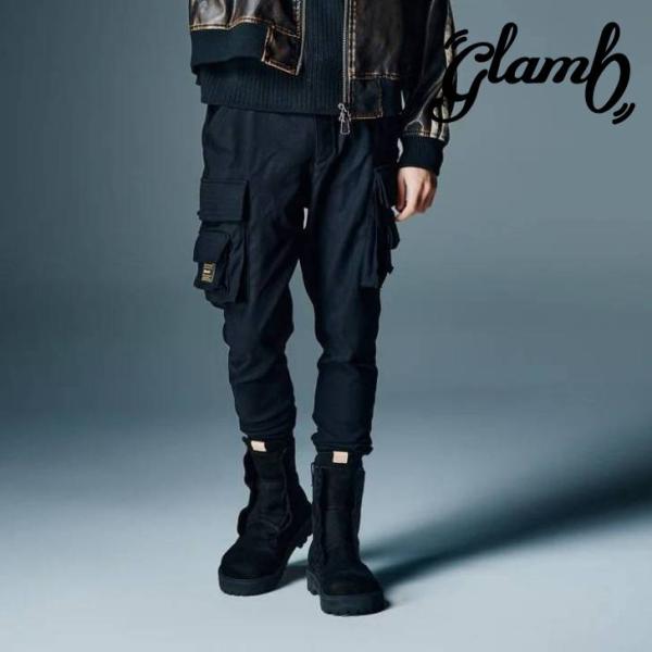 予約商品 glamb グラム パンツ メンズ Sarrouel Rib Cargo Pants サル...