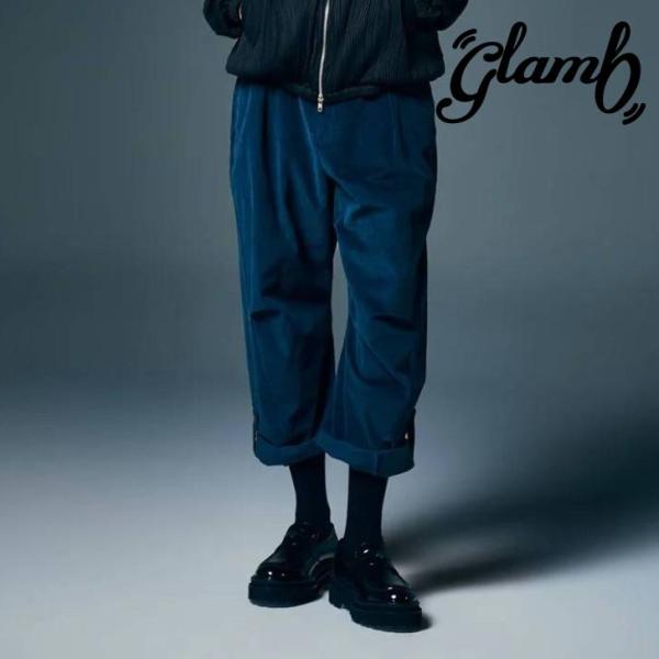 お取り寄せ商品 glamb グラム バレルパンツ メンズ Corduroy Barrel Pants...