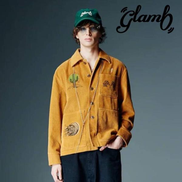 お取り寄せ商品 glamb グラム 長袖シャツ メンズ Good Luck Corduroy Shi...