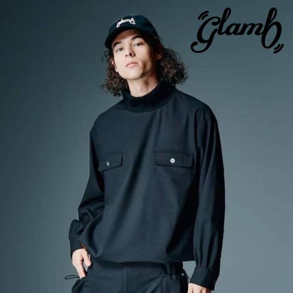 お取り寄せ商品 glamb グラム 長袖シャツ メンズ Deformed Work Shirt デフ...