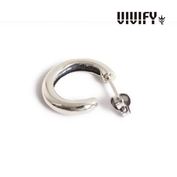 VIVIFY ビビファイ ピアス メンズ LightWeight HoopPierce/3mm シル...