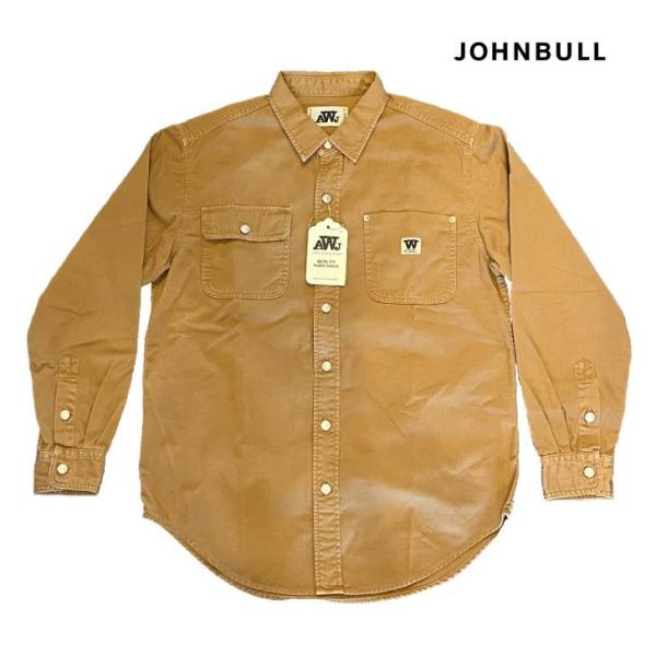ジョンブル johnbull Johnbull 長袖シャツ メンズ カツラギオーバーダイタックボタン...