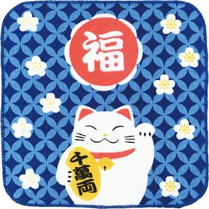まねき猫 タオルハンカチ 干支 午 馬 午年 2...の商品画像