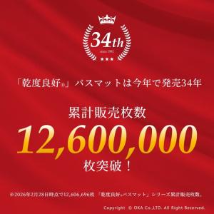 バスマット 足ふきマット 速乾 吸水 乾度良好...の詳細画像1