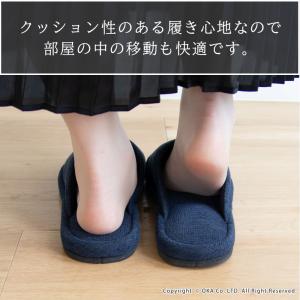 スリッパ ルームシューズ 日本製 まるでソファ...の詳細画像2