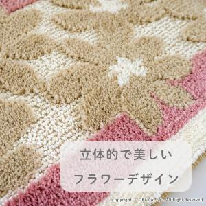 キッチンマット 約120×45cm 洗える エ...の詳細画像1