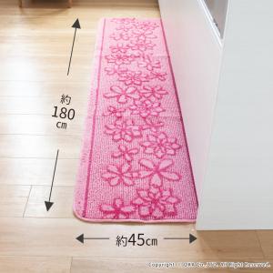 キッチンマット 約180×45cm 洗える 台...の詳細画像5