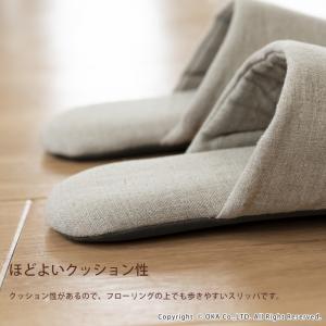 スリッパ PLYS プリス リネンスリッパ 洗...の詳細画像3