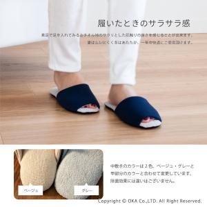 スリッパ ルームシューズ 洗える 室内履き A...の詳細画像4