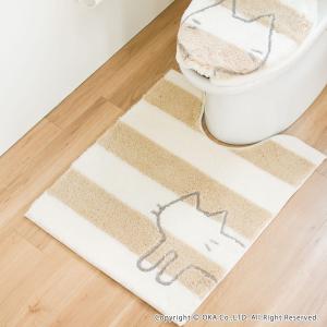 トイレマット 約75×63cm 大判 ロング ...の詳細画像2