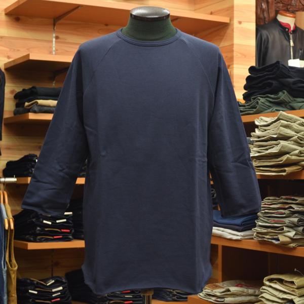 SPINNER BAIT(スピナーベイト) ミニ裏毛 7分袖Tシャツ 940 ネイビー