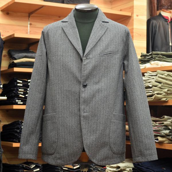 Pherrow's (フェローズ) ウールライク テーラードジャケット WHITE HERRINGB...