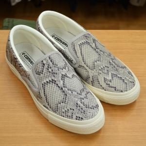 CONVERSE (コンバース) CS SLIP-ON SK PT ベージュ