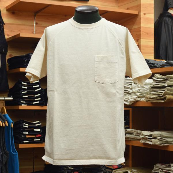 Good On (グッドオン) ショートスリーブヘビーラグランポケットＴシャツ P-NATURAL