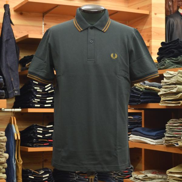 FREDPERRY (フレッドペリー) 英国製 ティップラインポロシャツ M12 V47 NIGHT...