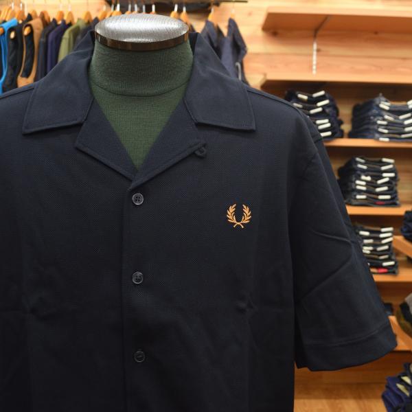 FREDPERRY (フレッドペリー) Compress Mesh Revere Collar Sh...