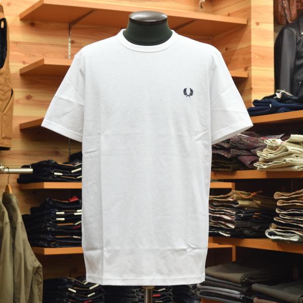 FREDPERRY (フレッドペリー) Ringer T-Shirt M3519 100 ホワイト