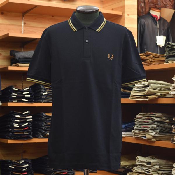 FREDPERRY (フレッドペリー) ティップラインポロシャツ M3600 U97 BLACK/W...