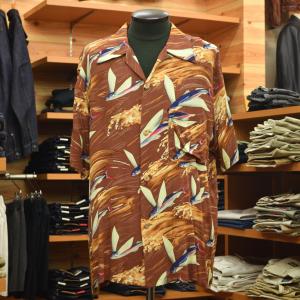 Reminiscence (レミニッセンス) ハワイアンシャツ LT.BLUE ANGEL FISH