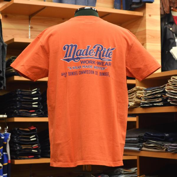 Pherrow's (フェローズ) 22S-PT15 Tシャツ MADE-RITE WORK-WEA...