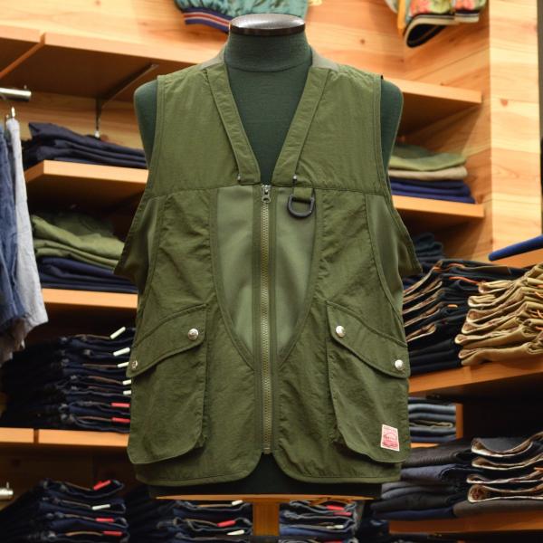 HINSON (ヒンソン) TRAIL VEST WATER REPELLENT カーキ