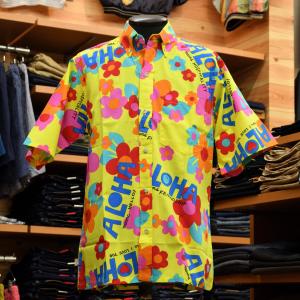 Reminiscence (レミニッセンス) ハワイアンシャツ LT.BLUE ANGEL FISH