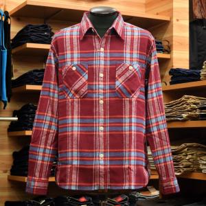 SUGAR CANE (シュガーケーン) ツイルチェック 長袖ワークシャツ