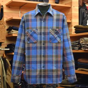 SUGAR CANE シュガーケーン ツイル チェック 長袖 ワークシャツ