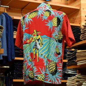 SUN SURF サンサーフ 半袖 アロハ ハワイアンシャツ BANANA PICKER