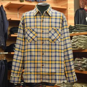 SUGAR CANE シュガーケーン 長袖 ツイル チェック ワーク シャツ