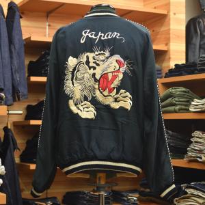 TAILOR TOYO (テーラー東洋) Mid 1950s Style Acetate Souvenir Jacket “TIGER HEAD” × “CHEVY LOVER” (AGING MODEL)