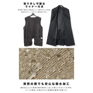 トレンチコート メンズ 春秋冬 スプリングコー...の詳細画像2