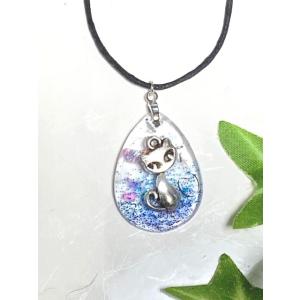 オルゴナイト ペンダント 振り向き猫ちゃんの商品画像