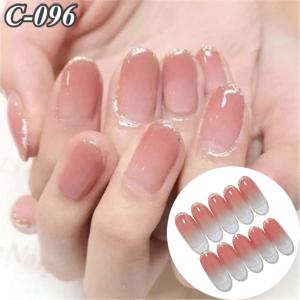 LemiVibe?「桜ノ夢」ネイルチップ ショート 短め ピンク 白 100