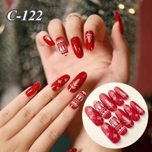 ネイルチップ クリスマス ネイルチップ クリスマスツリー デザイン